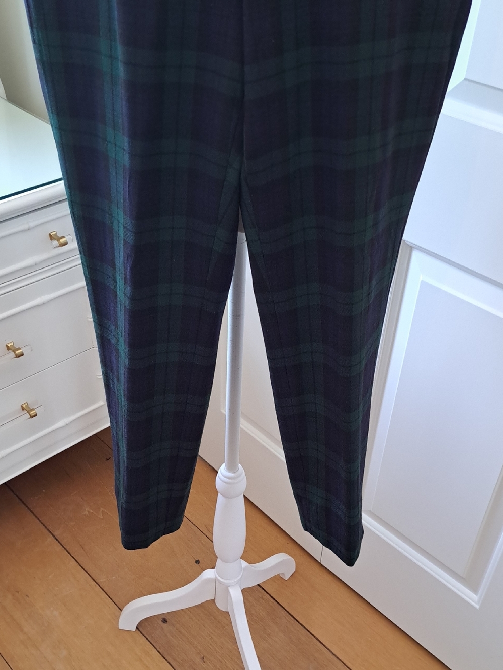 NWOT J.Crew Womens Preppy Wool Blend Tartan Plaid Dress/Holiday Crop Pants 4 - Picture 3 of 9